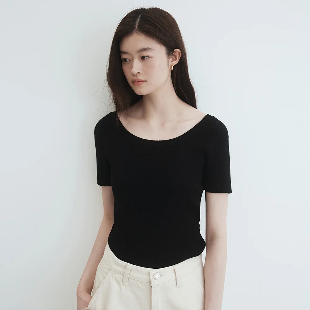 Jace Scoop Neck Knit (2 colors)