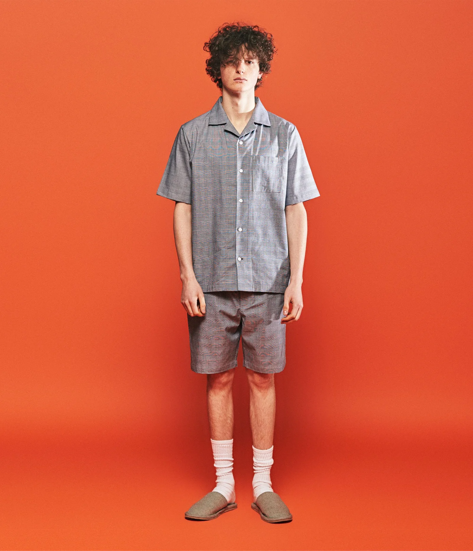 (M) Matt Short Sleeve PJ Set Glen Plaid