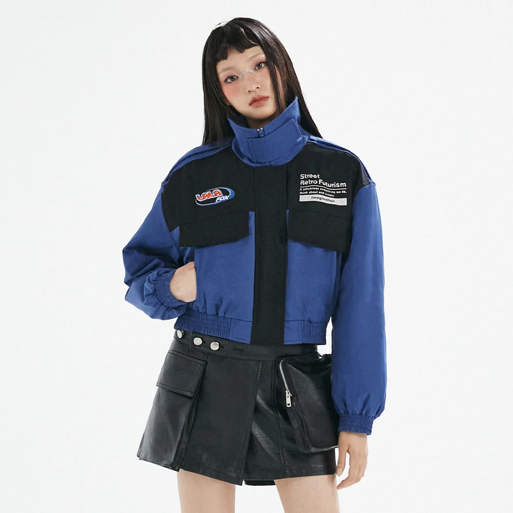 TRACK PUFFER JUMPER NAVY BP3WJ002