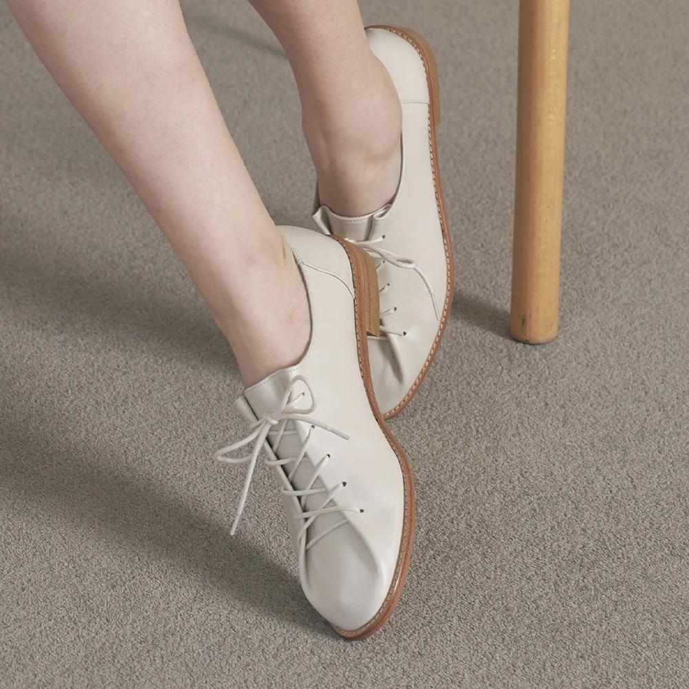 Laceup Loafer_26015_ivory