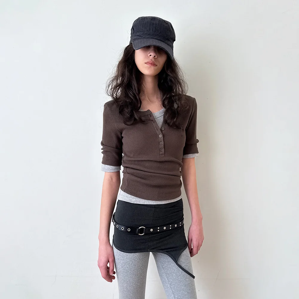 LINE.01 henley neck tee_3color