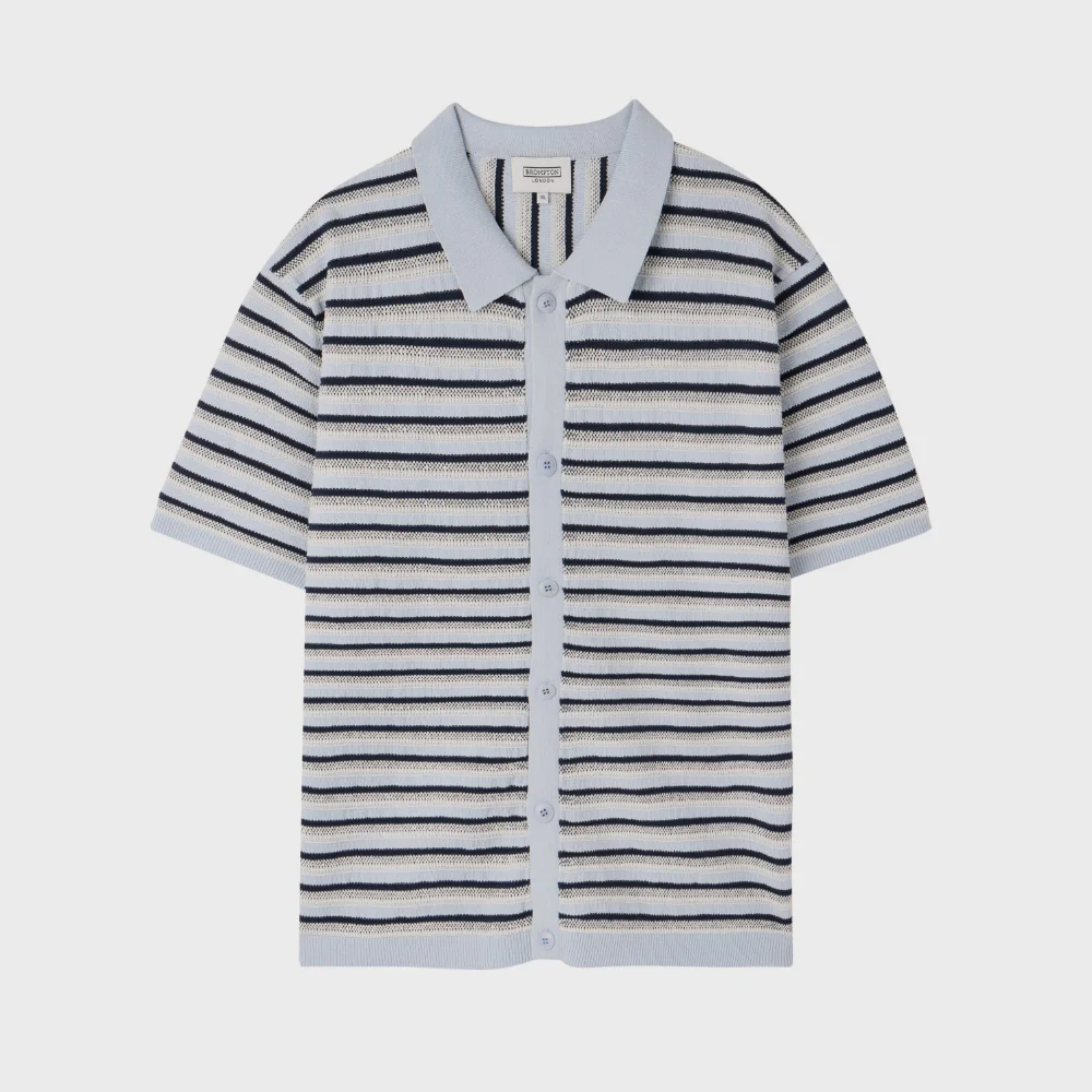 STRIPE CARDIGAN - BLUE (P262MKT131)