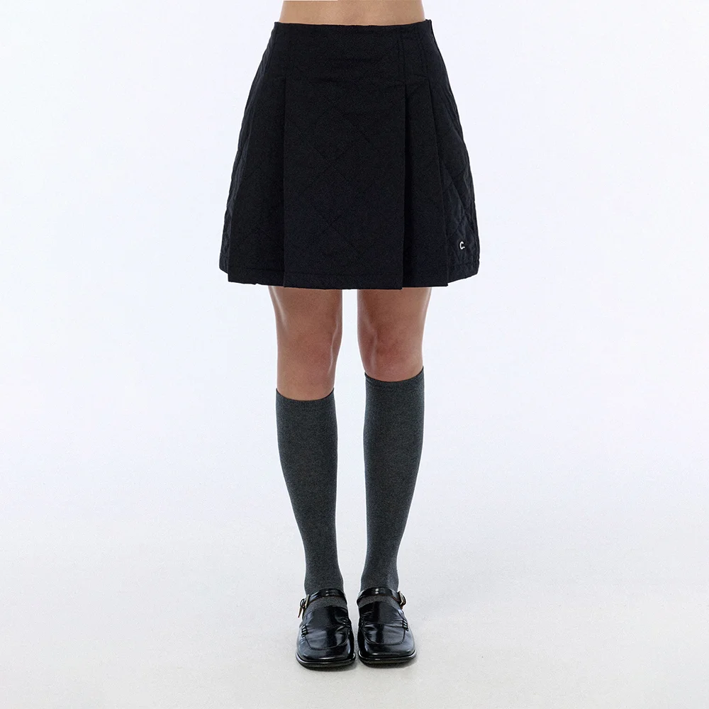 Quilted Skirt (Black)