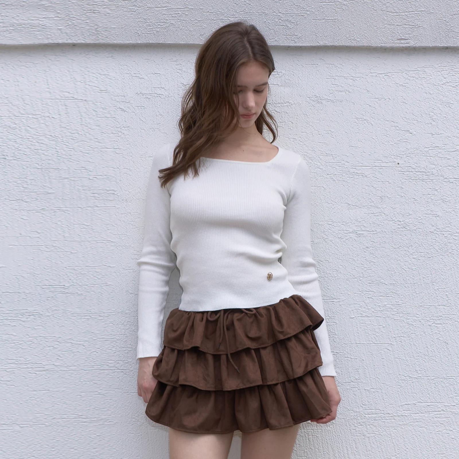 Wearable Sqaure Knit (ivory)