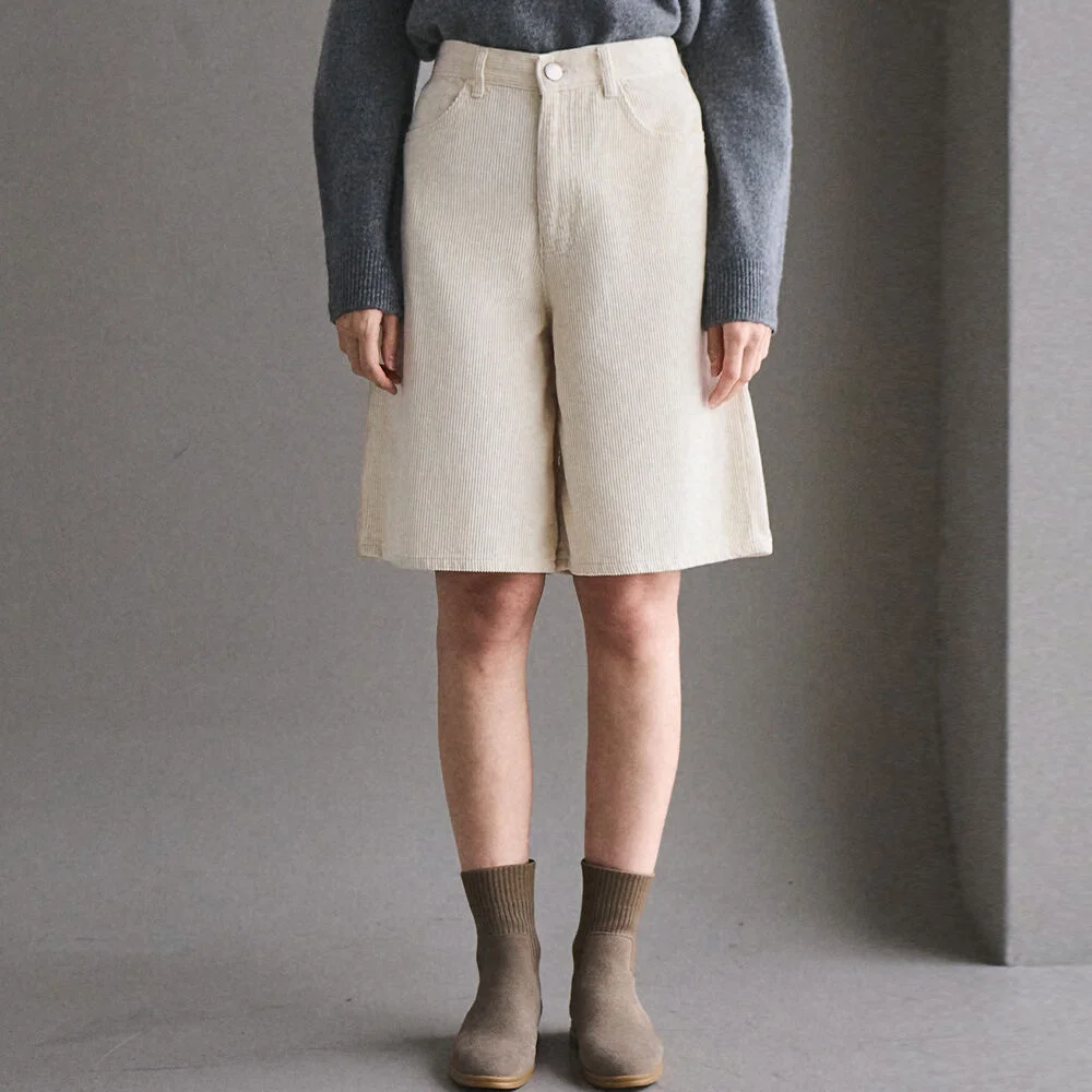 Essential corduroy shorts_3 Colors