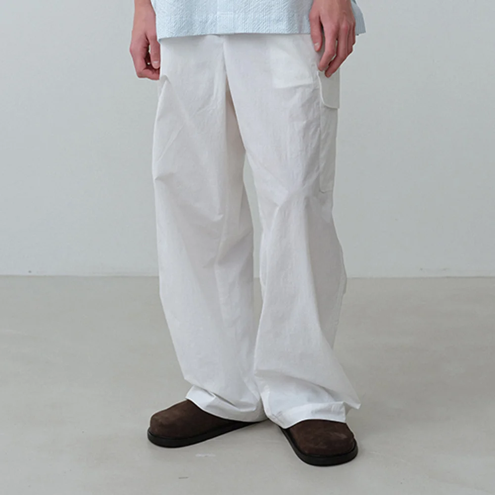 Bamboo Air 工裝 褲子 White