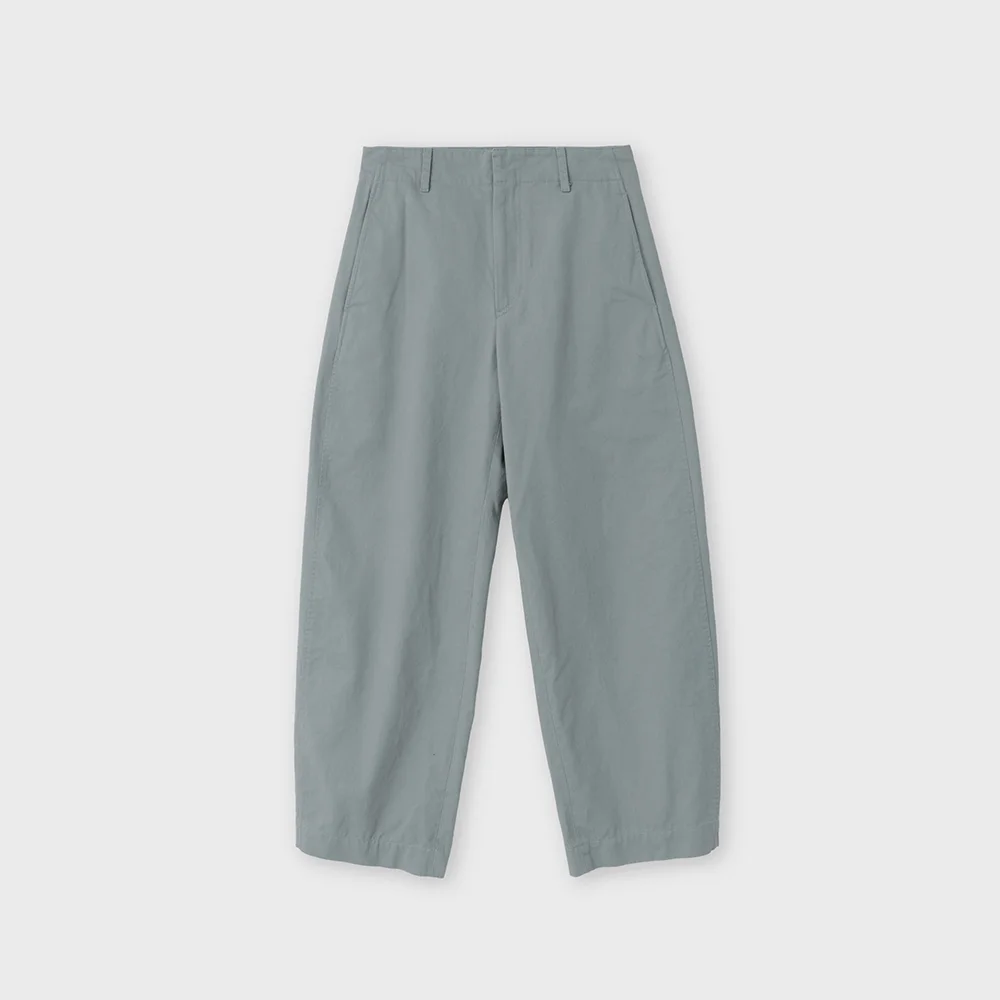 25SS W Washed Field Pants, Blue Grey