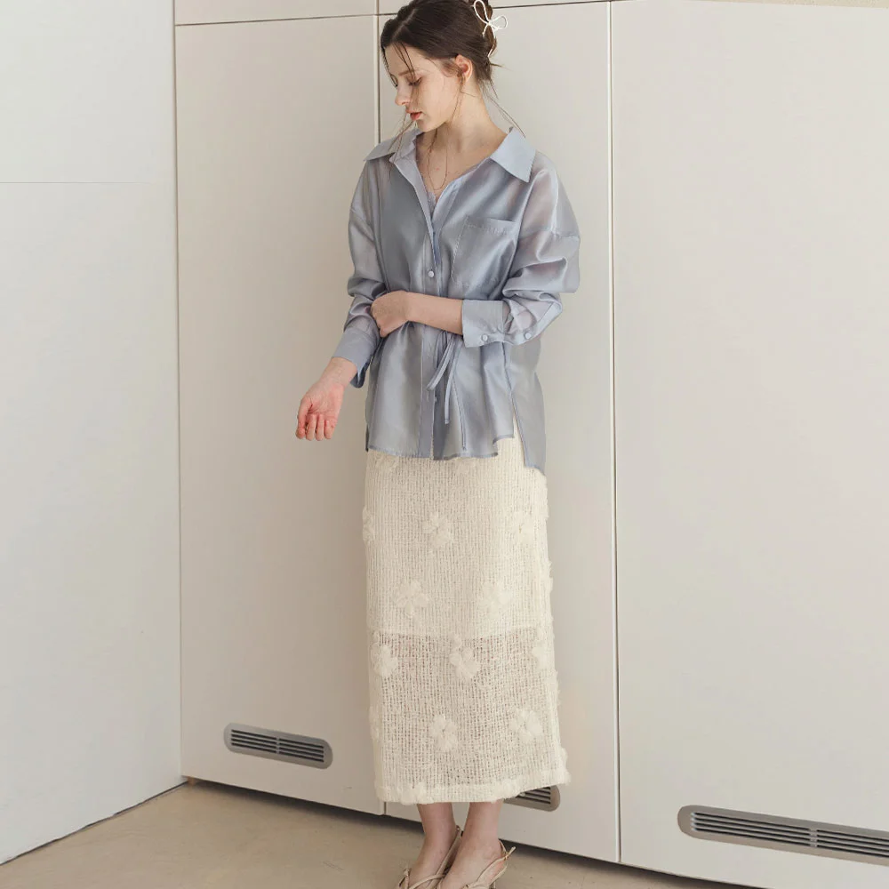 Fleur knit skirt