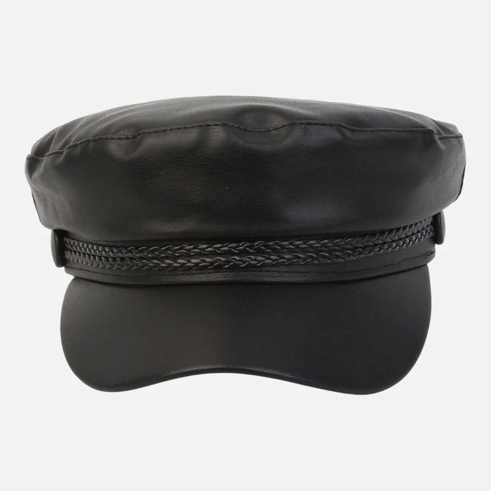 All Leather Rope Marine Cap 皮革帽