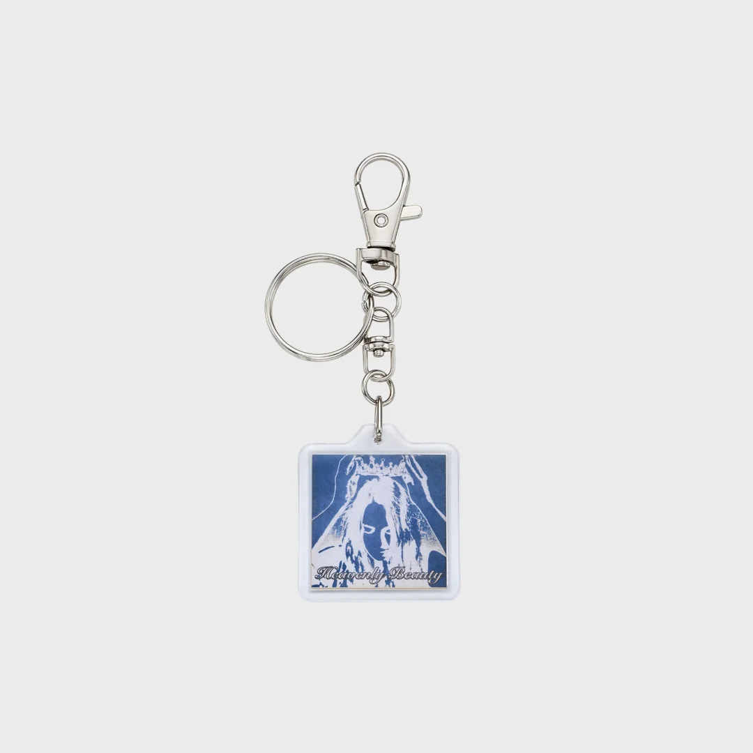 crownlet keyring-blue
