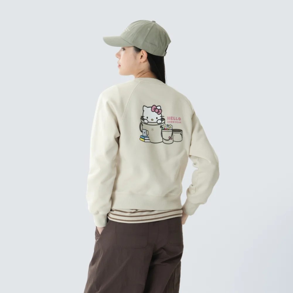 薄絨 女裝 衛衣 Light Beige (S26WWFHT87)