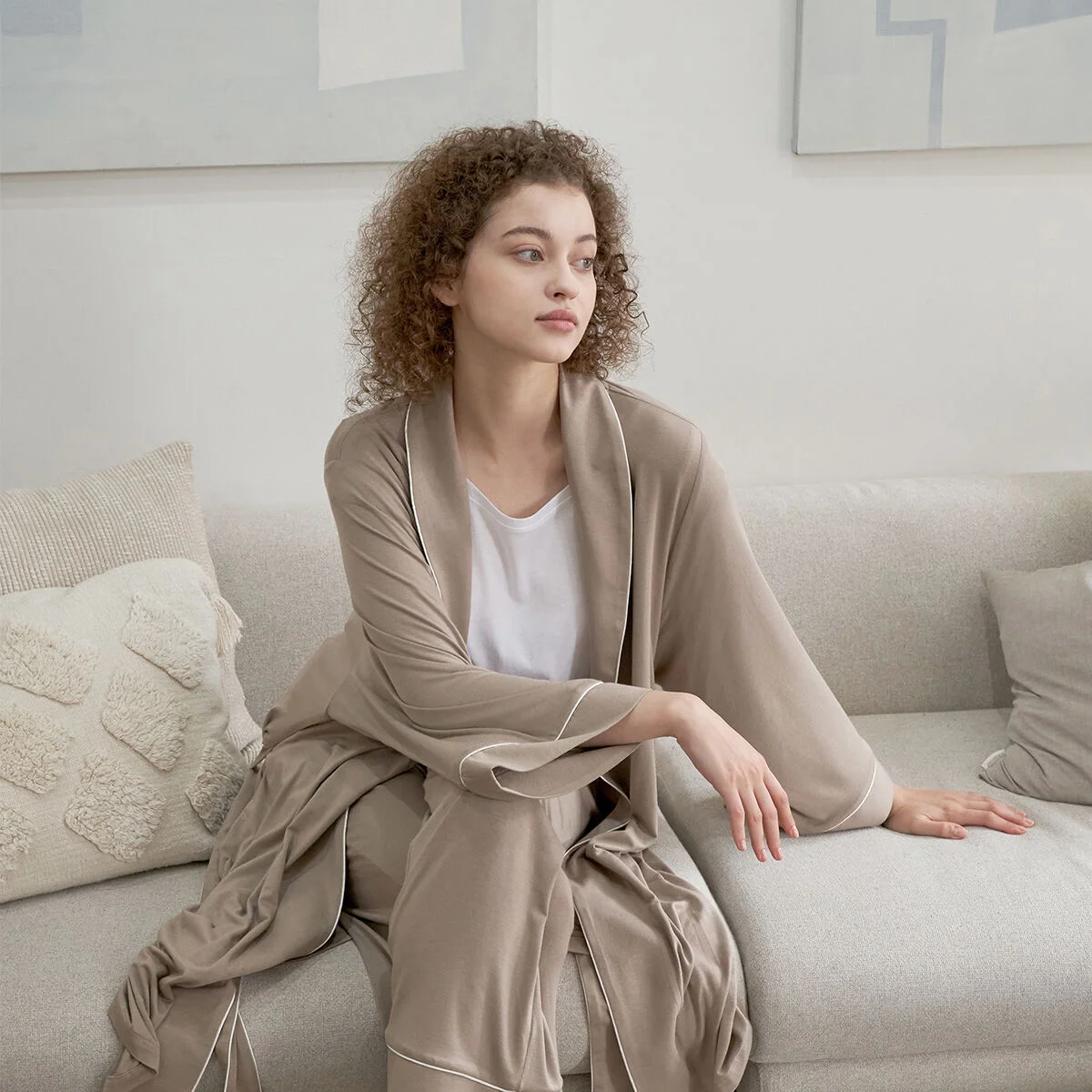 sweety robe - beige