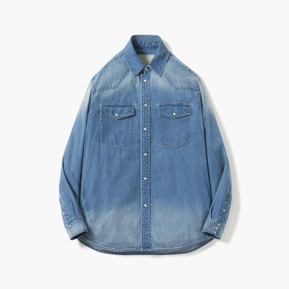 Light Denim Shirt (Mid Blue)