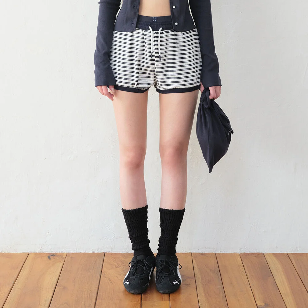 GRVB_STRIPE PANTS (NAVY)