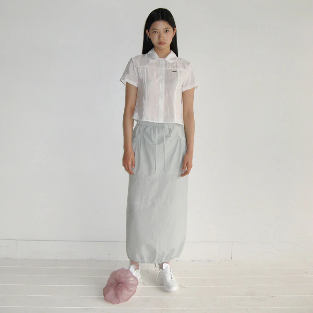 String Long Skirt (Mint Green)