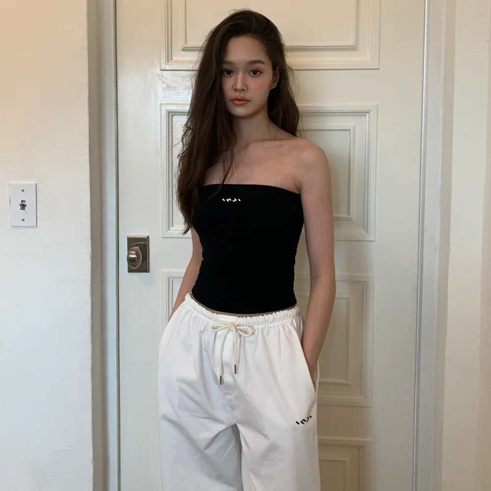 Volume Pad 抹胸上衣 黑色