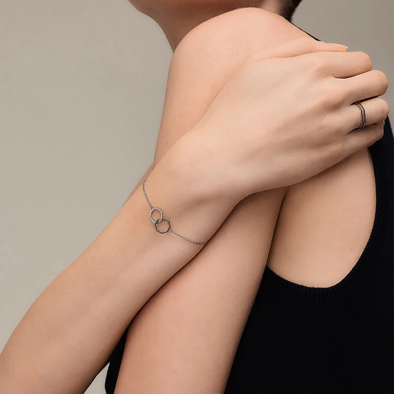 OKTO TWIN BRACELET SILVER