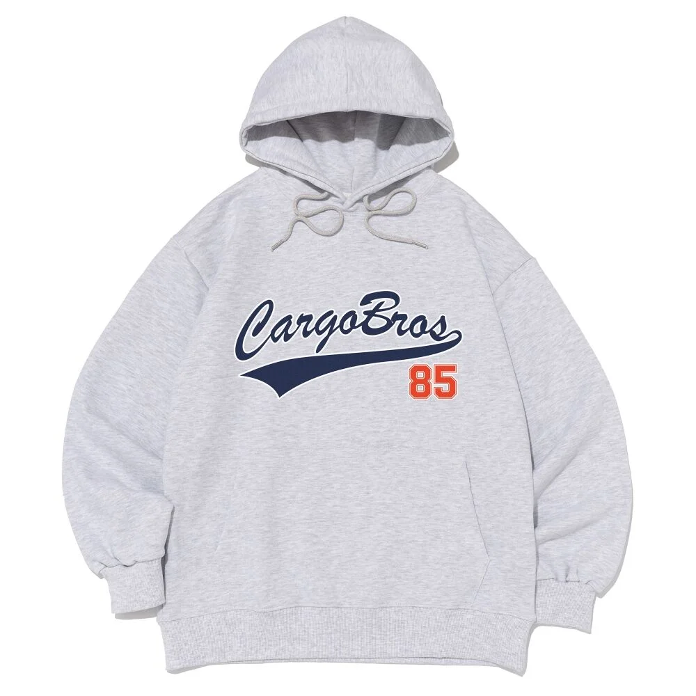 BROS 85 OVER HOOD T-SHIRT (LIGHT GRAY)