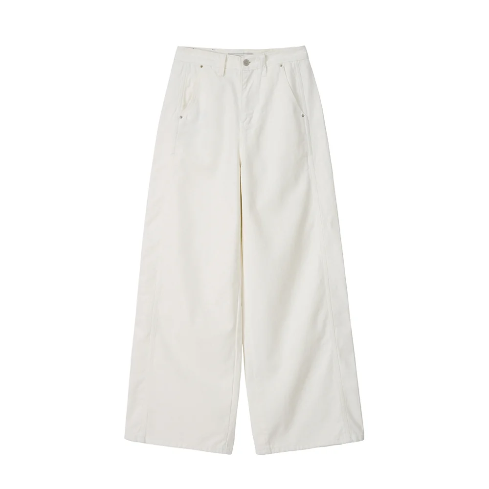 Raw Hem Pants (ivory)