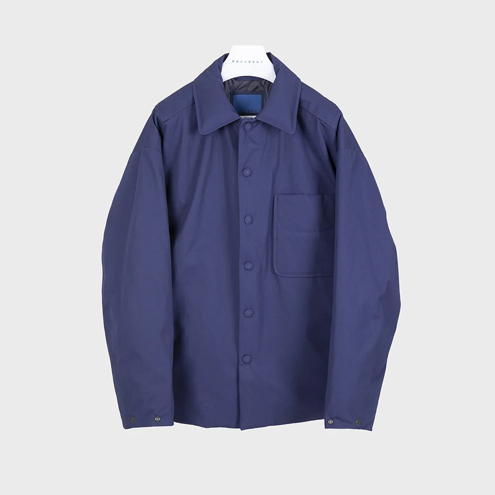GOOSEDOWN SHIRTING JACKET_BLUE