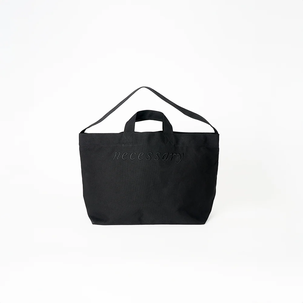 Solid Shopper Bag Big (Black)