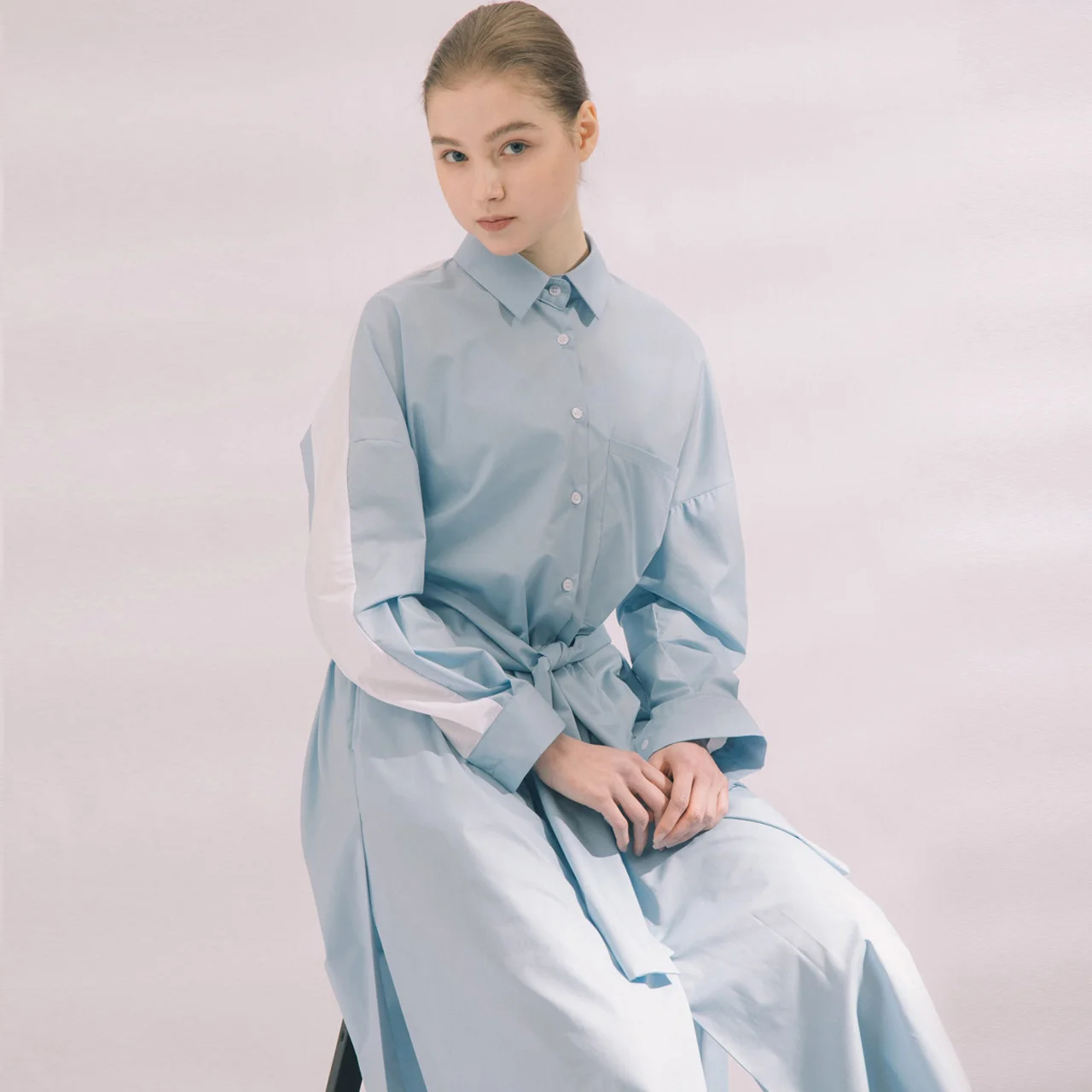 LUNA SHIRT ONE-PIECE -SK