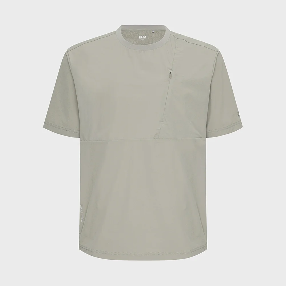 CHILL360 短袖 圓領(通用)_Grayish BEIGE_KMM26233GE