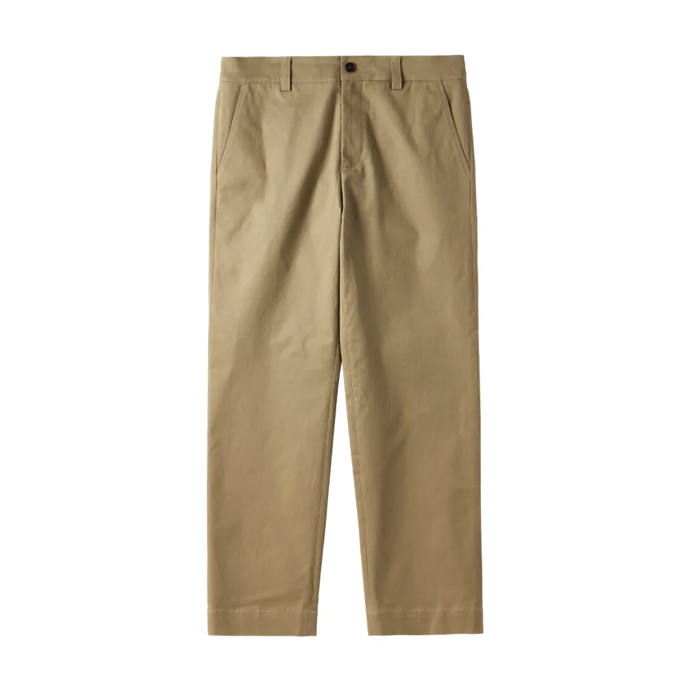BASIC CHINO TROUSERS - BEIGE (P243UPT402)