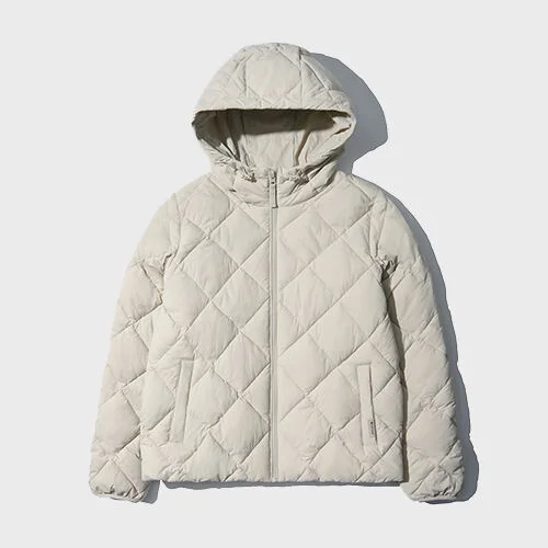 Campic 女裝 絎縫 羽絨外套 Light Beige (S22WWTPJ57)