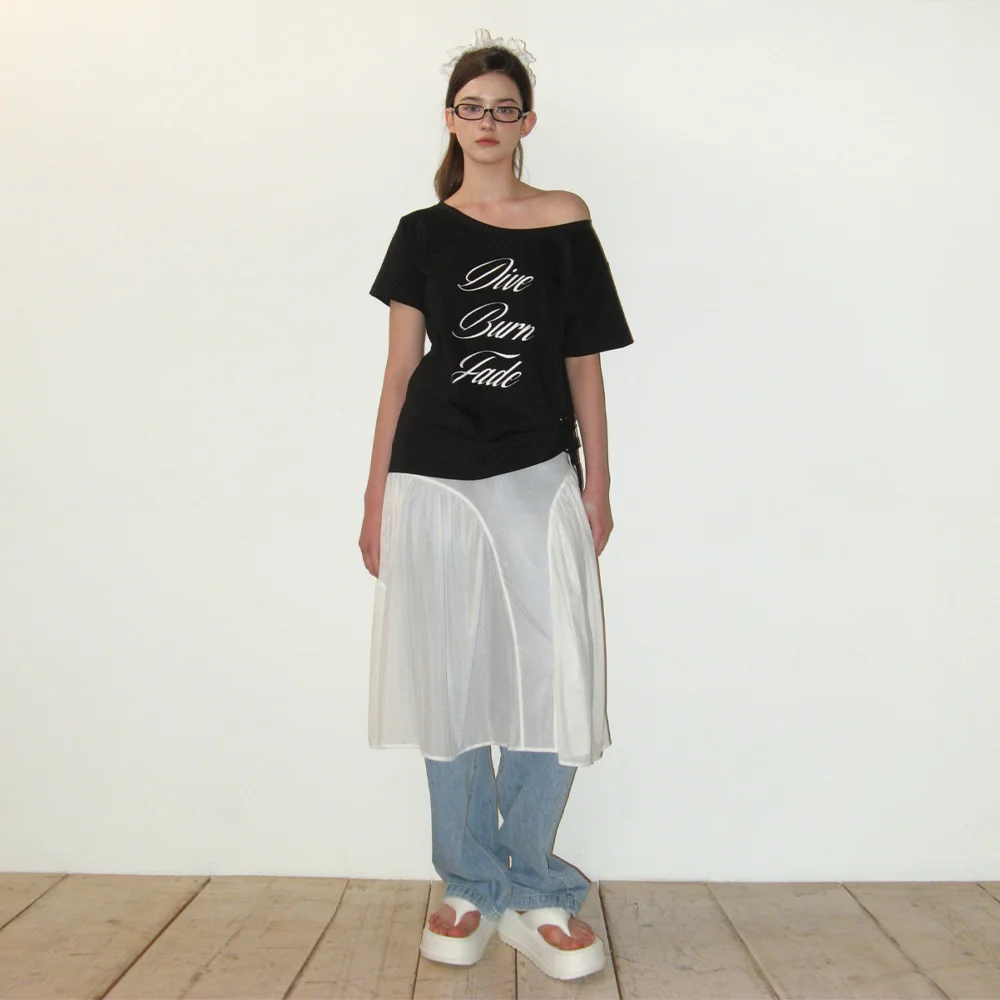 LACE STRING OFF SHOULDER TOP_BLACK