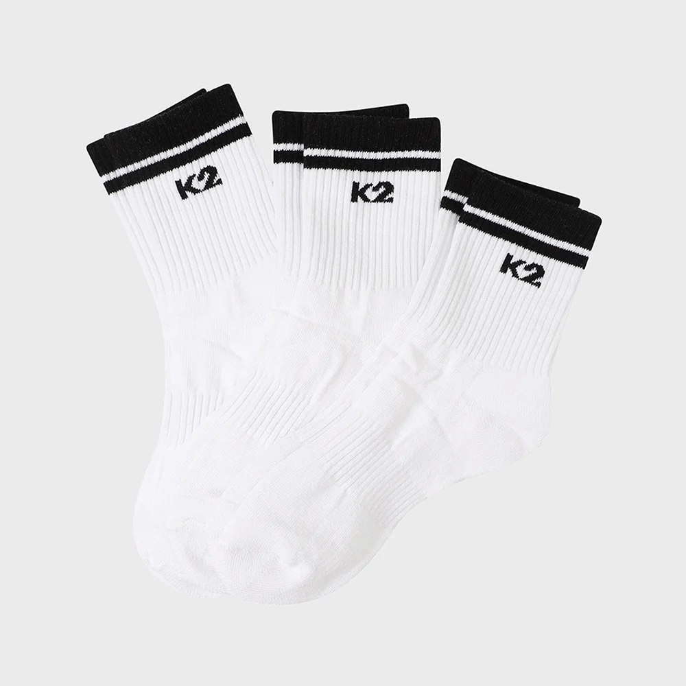 中筒 襪 3PKS_White_KUA26S52W2