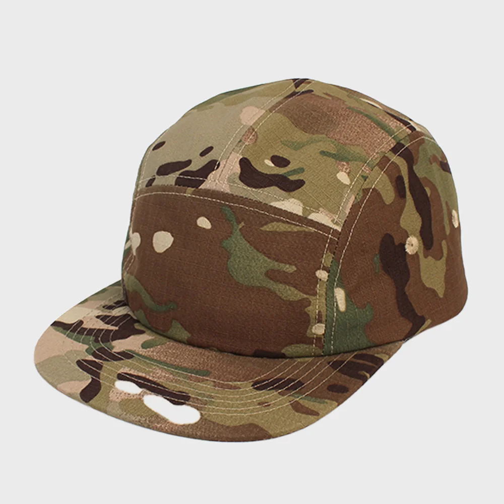 Big Size Camo Poly Beige Campcap Camp Cap