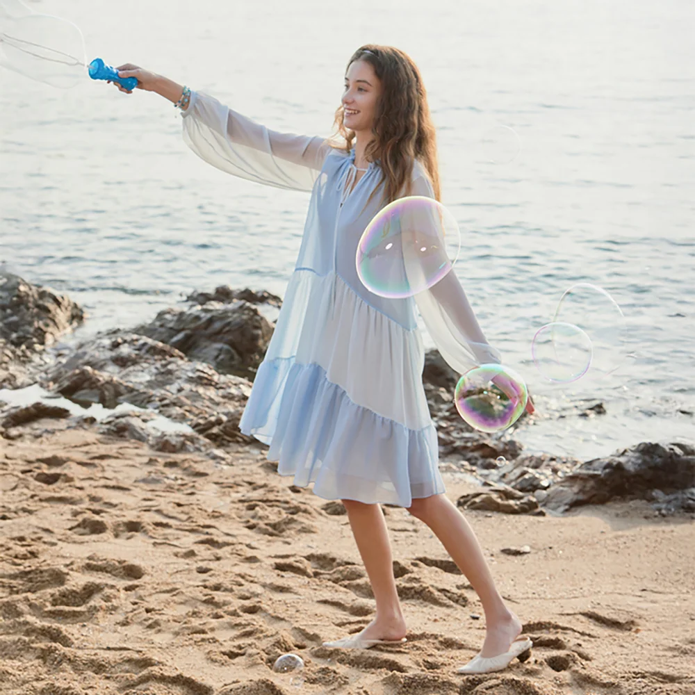 Biscotti Chiffon Dress