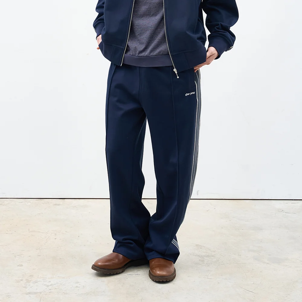 提花 針織 運動 褲子 海軍藍