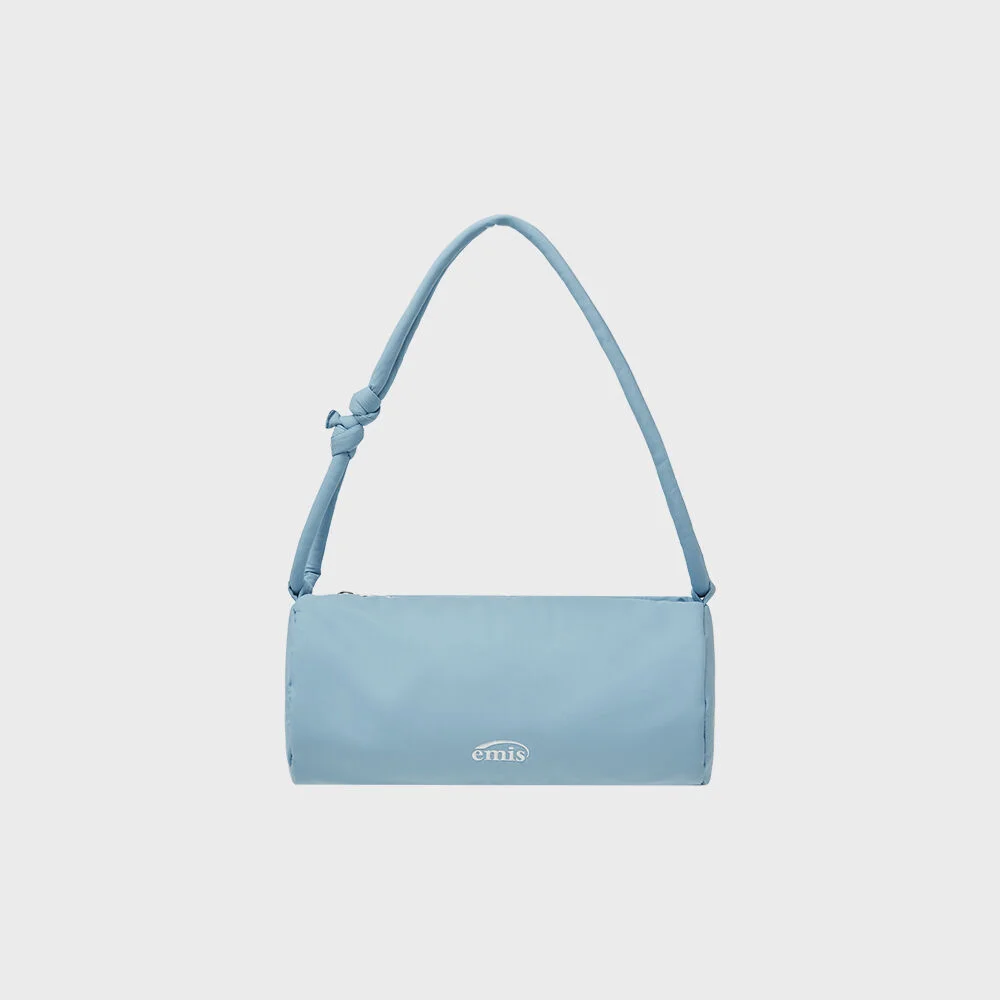 PUFFER BARREL BAG-SKY BLUE