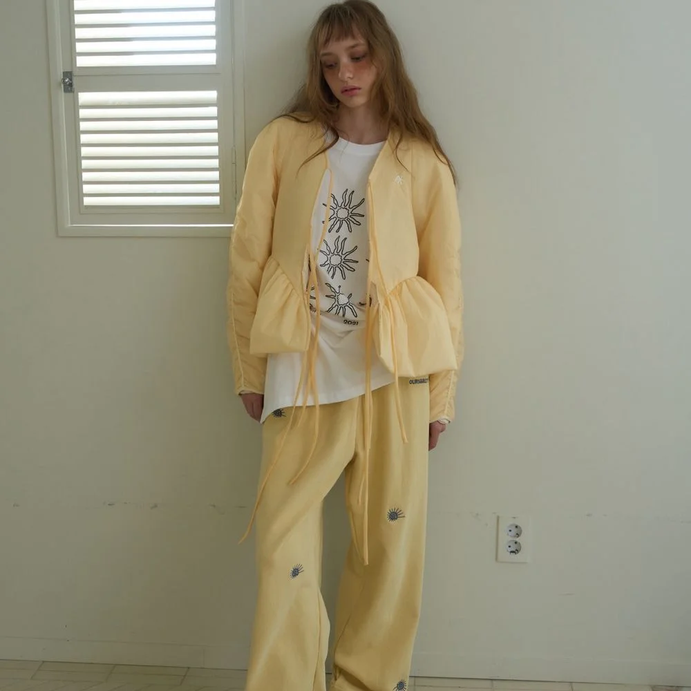 Fossil Wide Pants / Lemon