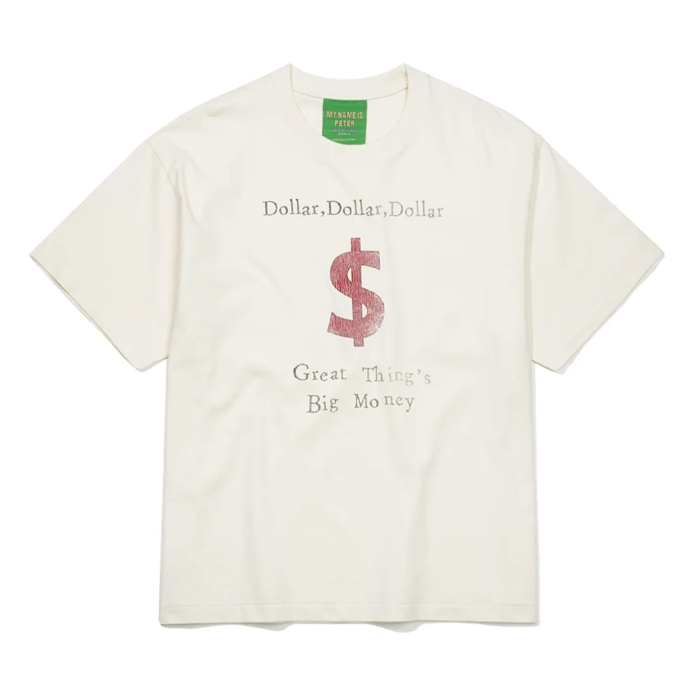 DOLLAR T-SHIRTS - WHITE