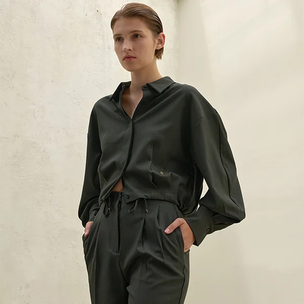 VERA SETUP BLOUSON SHIRT BLOUSE (BL-4155)