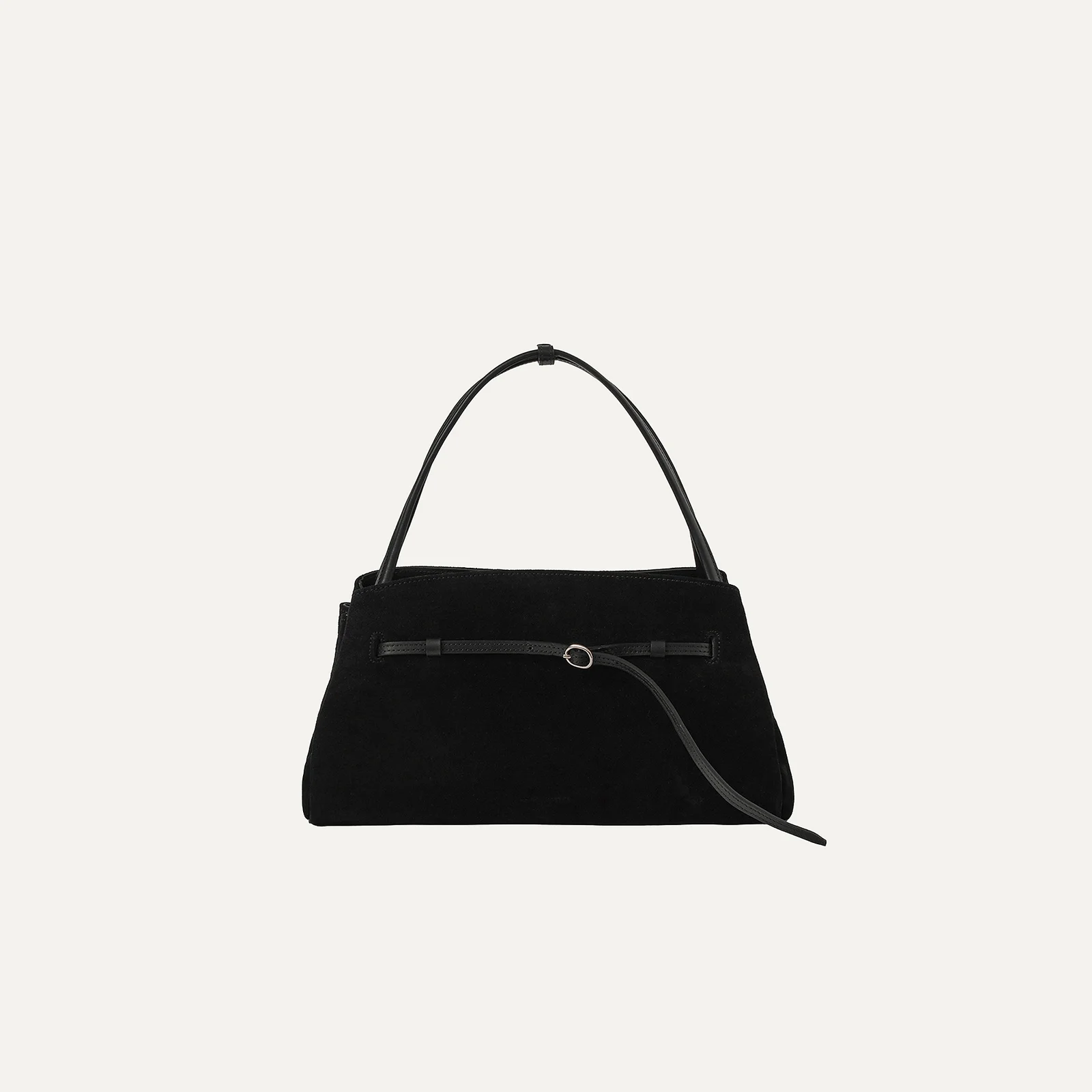 Ovie Suede Leather Bag Black (S)