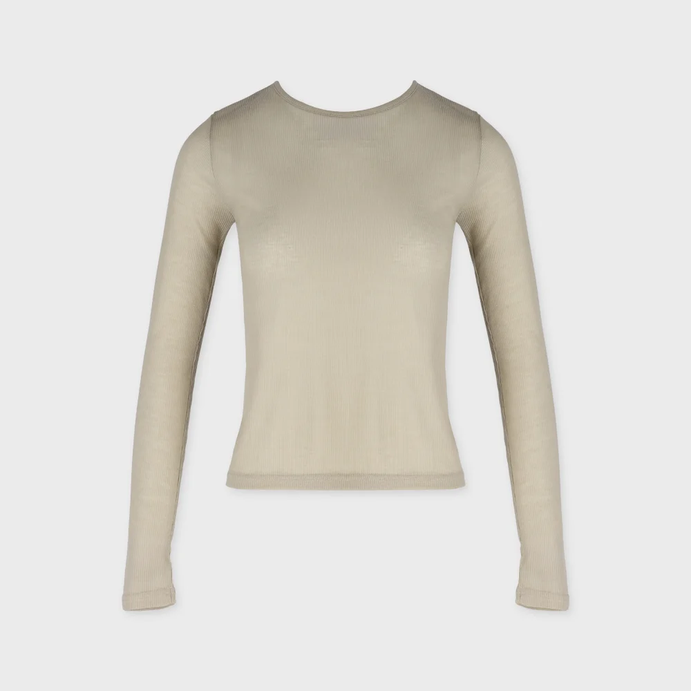 Layered T-shirt (Light Khaki)