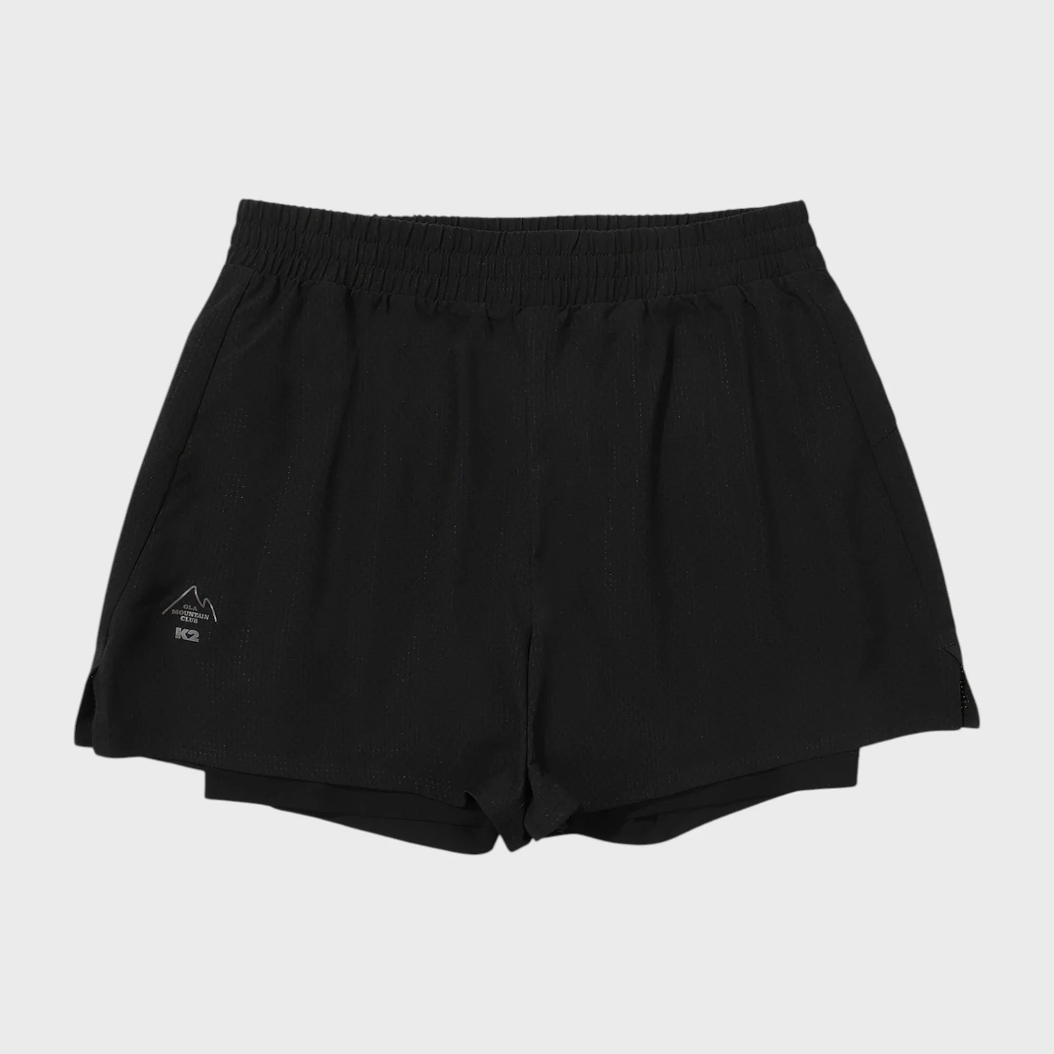 女裝 Ola(OLA) RUNWAY 二合一 3分 緊身褲 (SET) (Black)_Black_KWM24336Z1