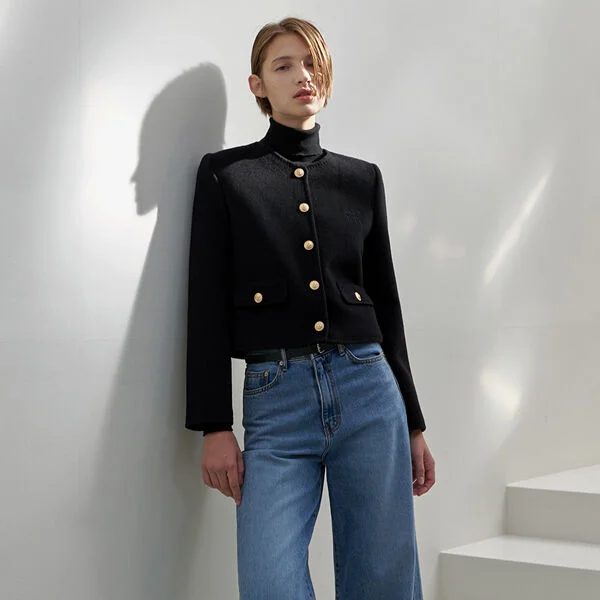 DIAN WOOL SET-UP HANDMADE JACKET (JK-2836)