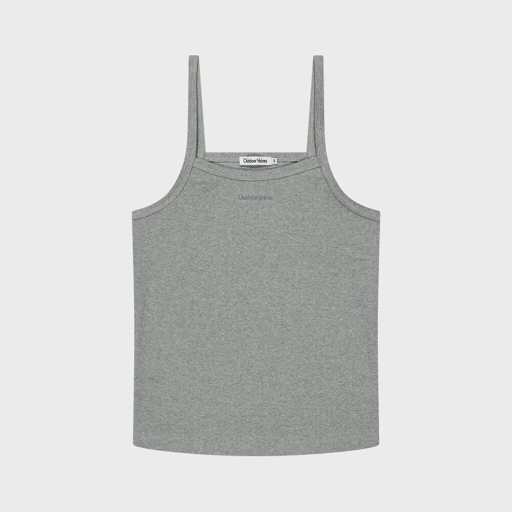 (W)ESSENTIAL STRAP SLEEVELESS (HEATHER GRAY)