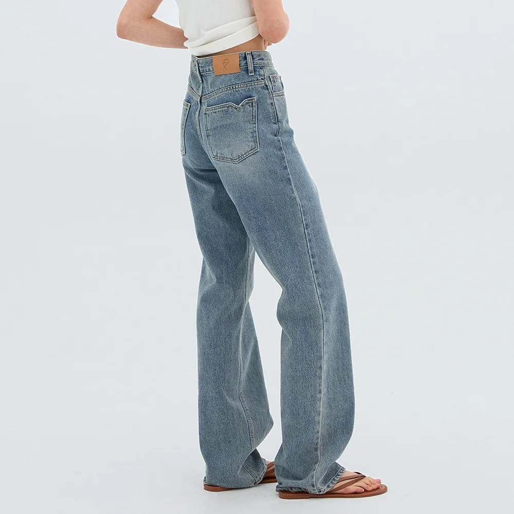 Heart Pocket Denim Pants(Long/Short)