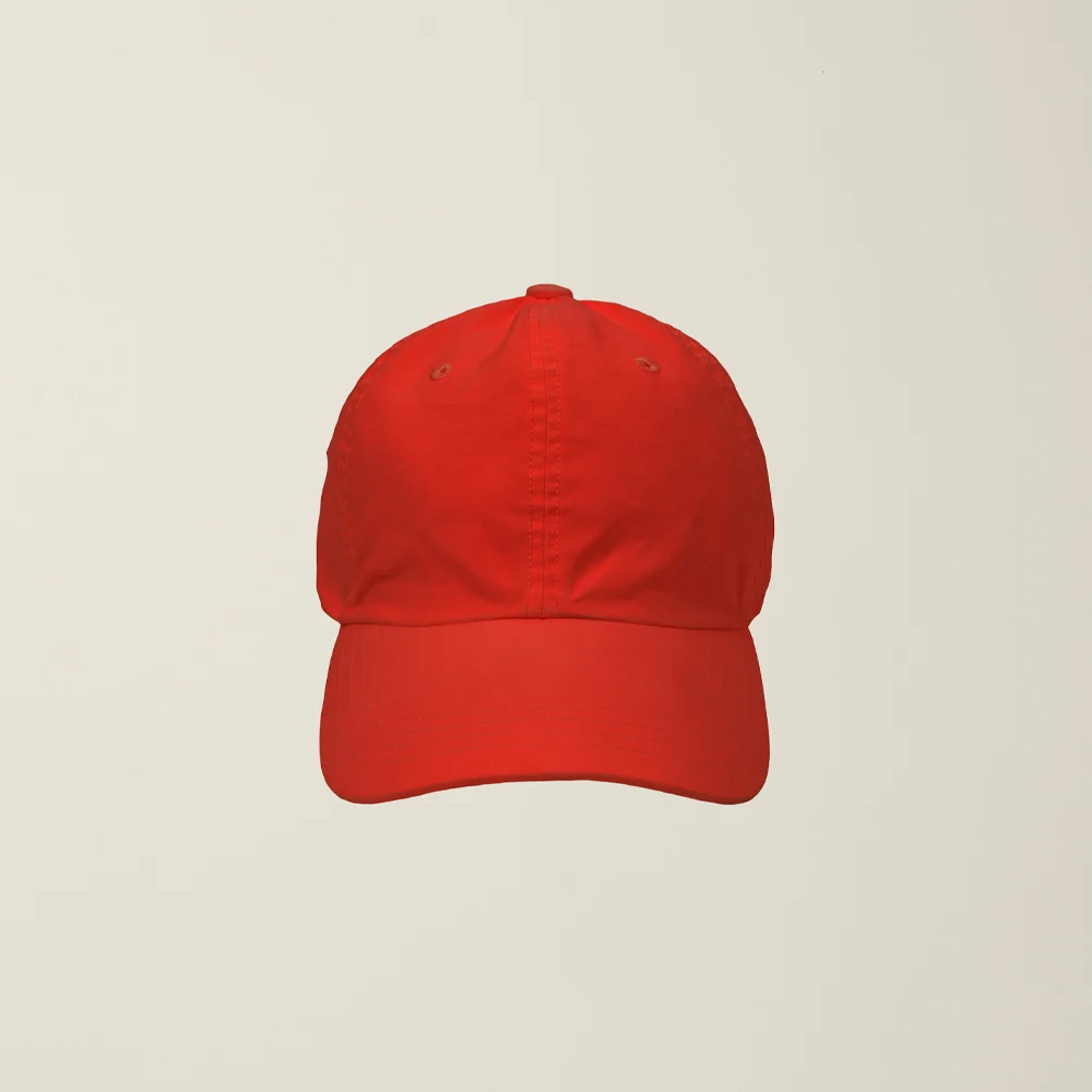 DYED BALL CAP RED