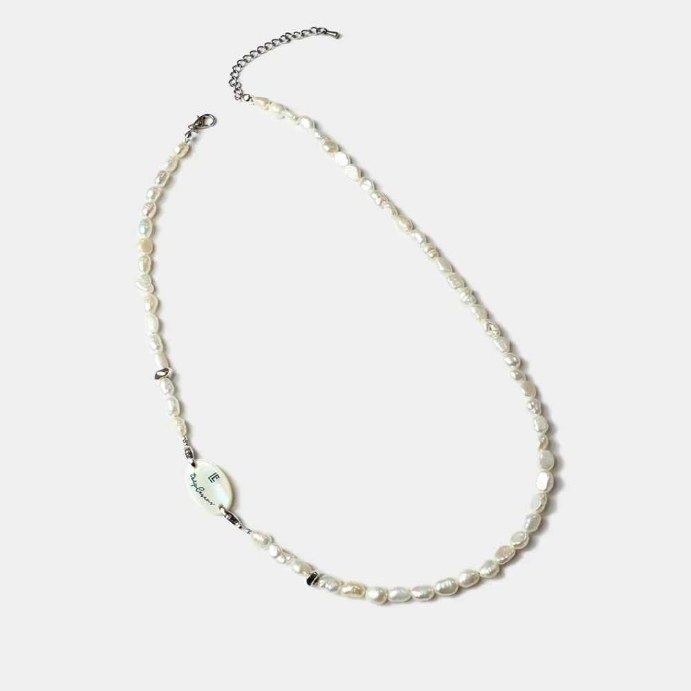 LE 珍珠 吊墜 層次 Necklace