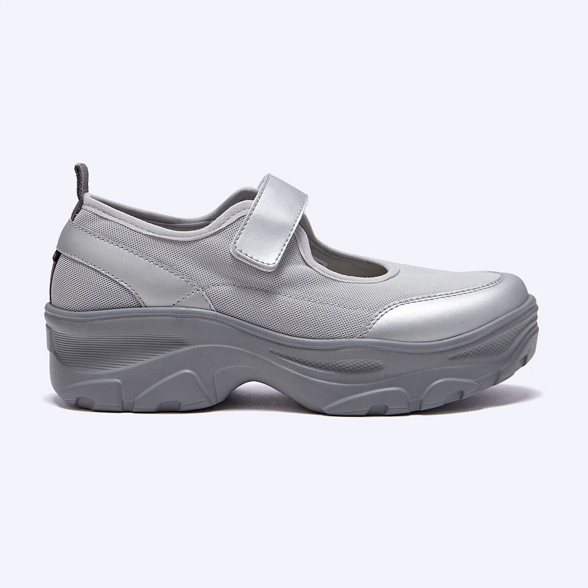 Romita 厚底 魔術貼 Mary Jane鞋 銀色 OZSQFA204S