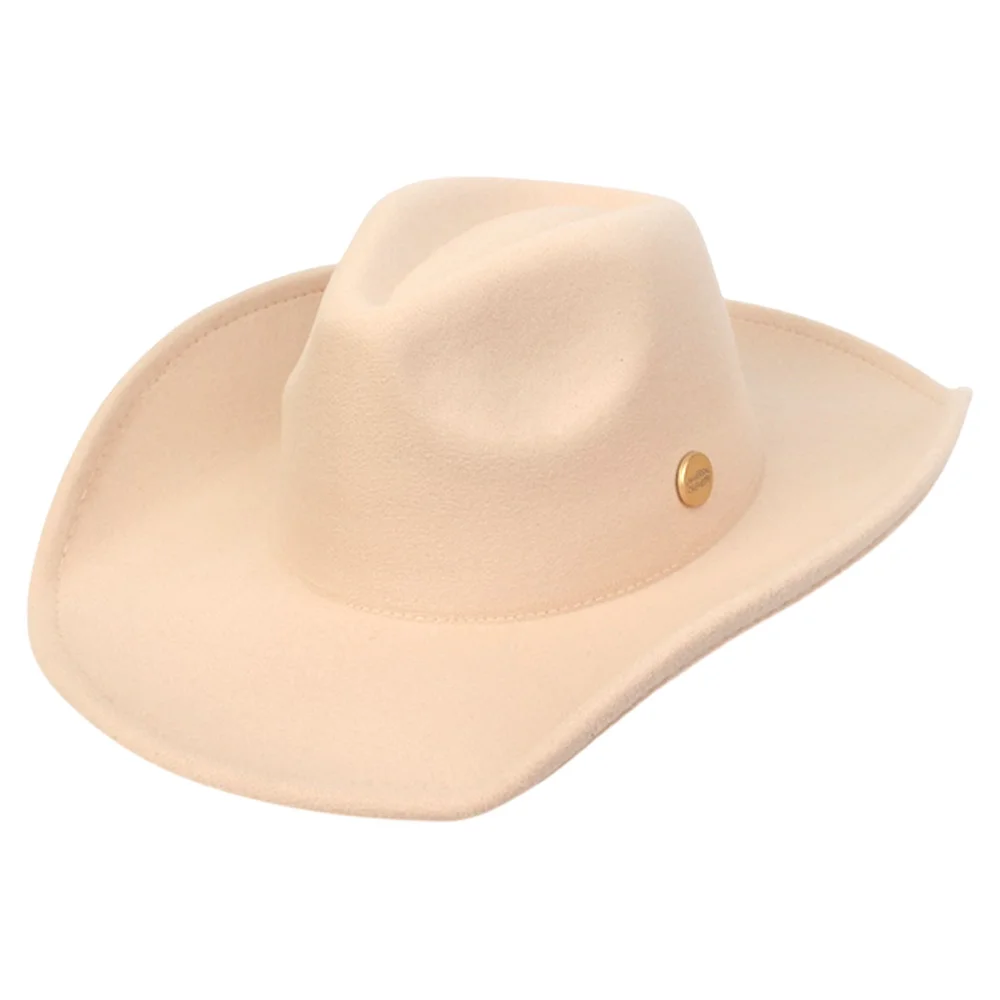 Cowboy Wool Ivory Long Fedora 牛仔 軟呢帽