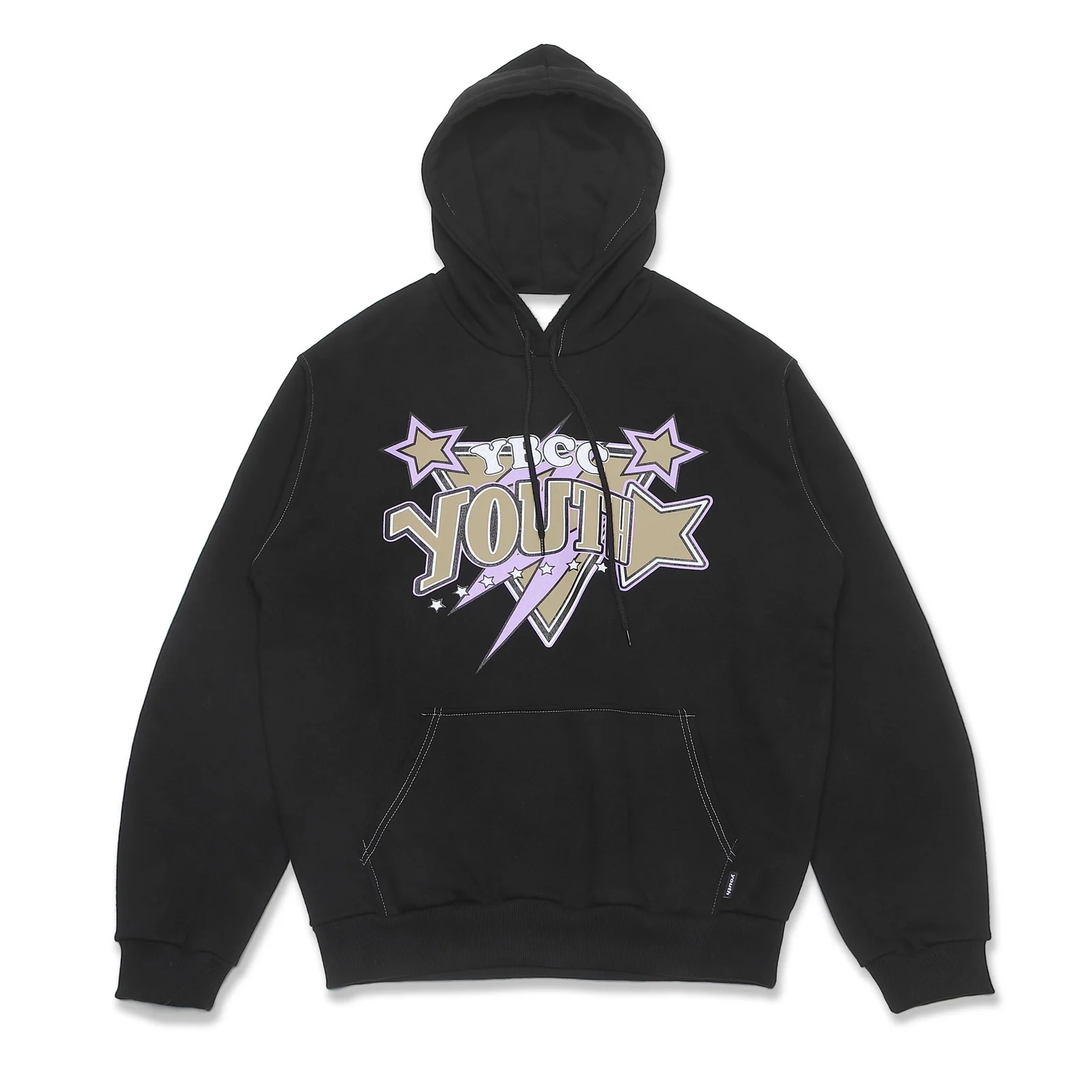 WILD GRAPHIC HOOD SWEAT SHIRT_BLACK