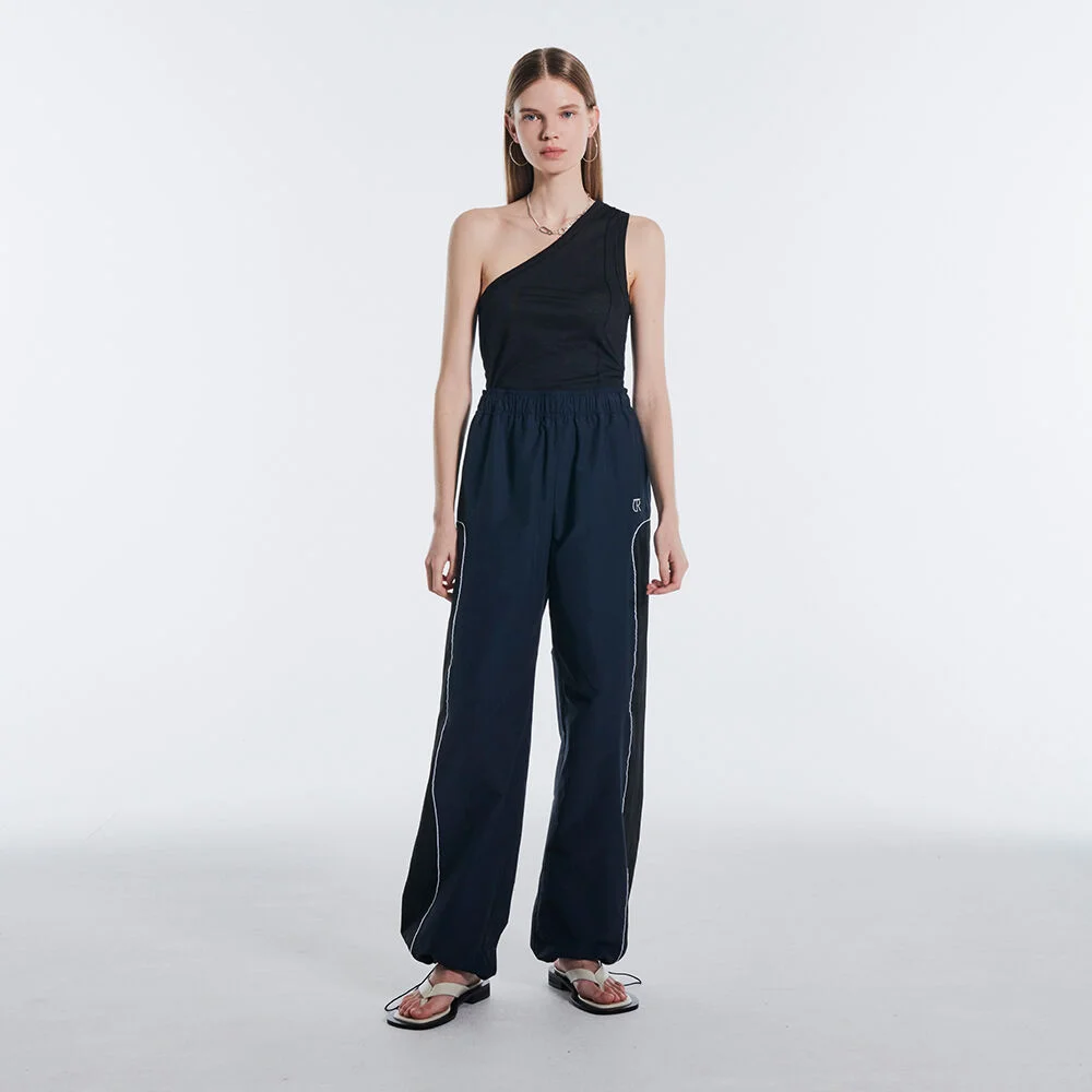 WIDE ROUNDING TRACK PANTS KS